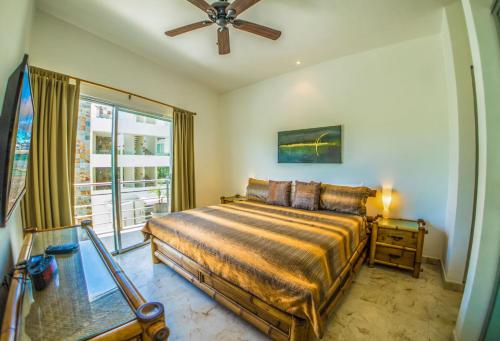 Postelja oz. postelje v sobi nastanitve Oceanview La Vista 6 in Playa del Carmen