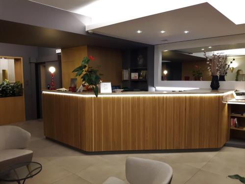 Lobbyen eller receptionen på CityHotel Cristina Vicenza