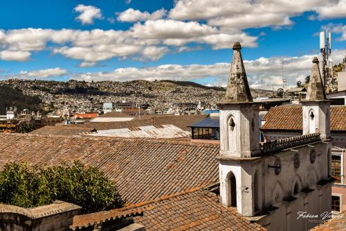 a view from the roof of a building at Adamas House Hotel Boutique in Quito