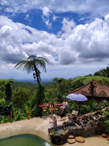 Landskap semula jadi dekat dengan rumah tamu ini