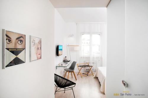 Μια τηλεόραση ή/και κέντρο ψυχαγωγίας στο B&B San Pietro