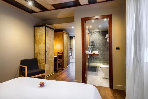 Koupelna v ubytování Hotel La Casueña