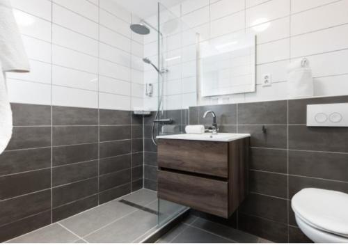 Phòng tắm tại Apartamento Familiar Vacaciones en Curacao