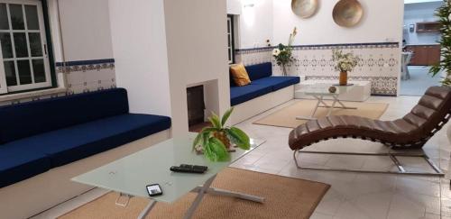 Ruang duduk di Quinta das Amoreiras