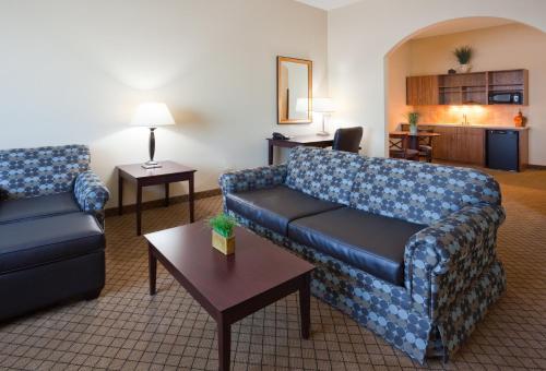 Istumisnurk majutusasutuses Holiday Inn Express Hotel & Suites Mankato East, an IHG Hotel