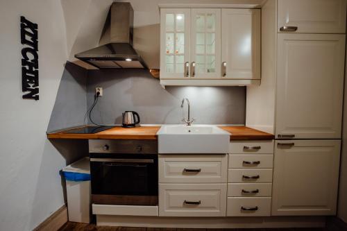 Кухня или мини-кухня в Boutique apartments
