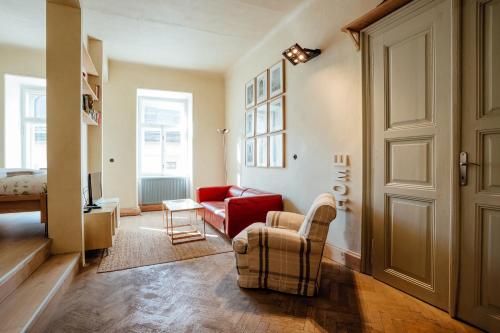 Гостиная зона в Boutique apartments
