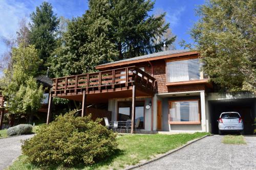 Das Gebäude in dem sich die Lodge befindet