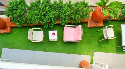 Un jardín fuera de Luxx Boutique Boracay