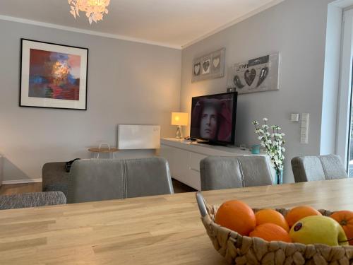 Μια τηλεόραση ή/και κέντρο ψυχαγωγίας στο Forest View Apartments in Winterberg Sauerland