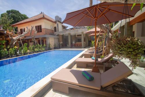 Bazén v ubytování D Sarian Seminyak nebo v jeho okolí