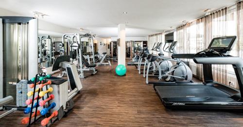 Γυμναστήριο ή/και όργανα γυμναστικής στο Hotel Saltauserhof
