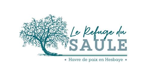 a drawing of a tree with the words i believe in sale at Gîte 7 personnes- Le Refuge du Saule in Burdinne