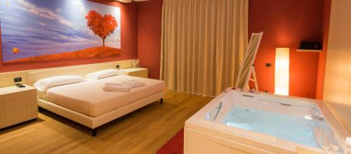 Katil atau katil-katil dalam bilik di Sweet Motel