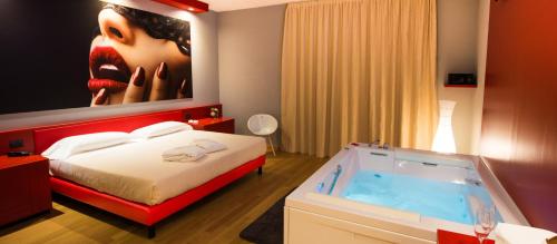 Katil atau katil-katil dalam bilik di Sweet Motel