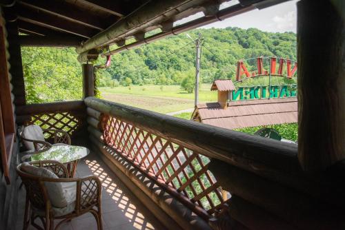 Balkoni atau teres di Villa Garden Hotel
