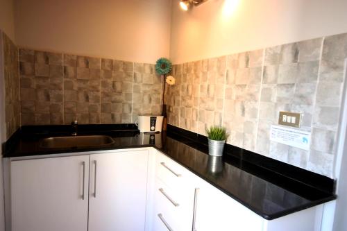 Kjøkken eller kjøkkenkrok på Deluxe Seahorse Apartment - Lagoon Villa