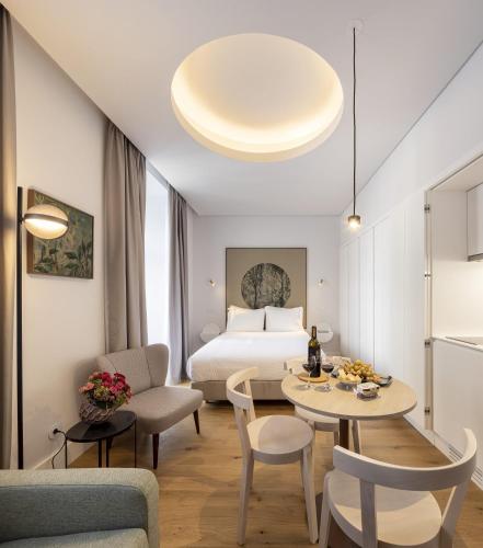 Et sittehjørne på Lisbon Serviced Apartments - Madalena