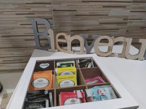 a drawer filled with different types of mail at Il Girasole in Basciano