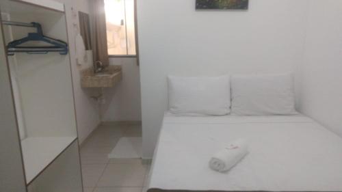 Postel nebo postele na pokoji v ubytování Hotel Alelos - Ituaçu Bahia