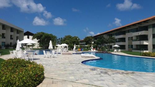 A piscina localizada em CARNEIROS BEACH RESORT- Flat de 2 quartos - condomínio à beira mar da Praia de Carneiros ou nos arredores
