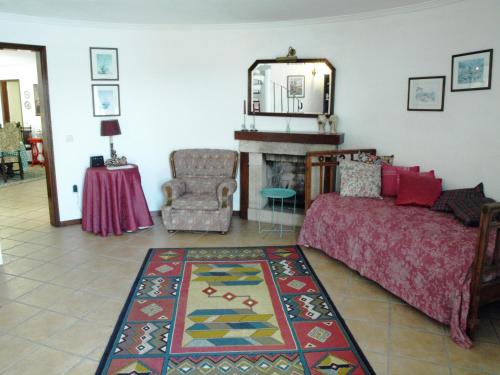 Χώρος καθιστικού στο Villa Moino