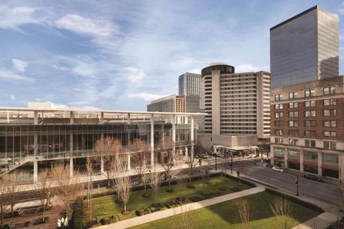 a view of a city with tall buildings at Hyatt Regency Louisville in Louisville