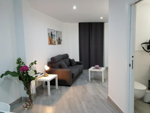 A seating area at Apartamentos Gran Plaza De Nerja