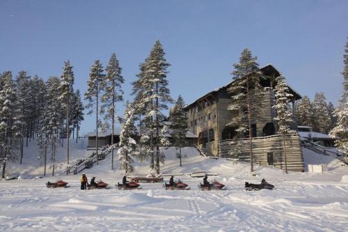 
Hotel Kalevala during the winter
