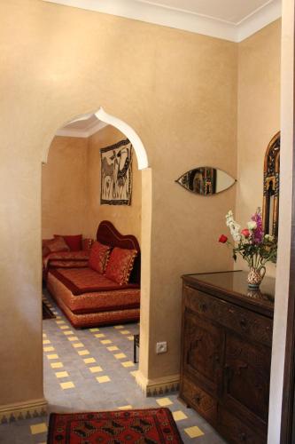 Posezení v ubytování Riad Salmiya Dune