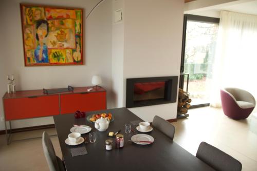 Χώρος καθιστικού στο Chambre BEAUSEJOUR
