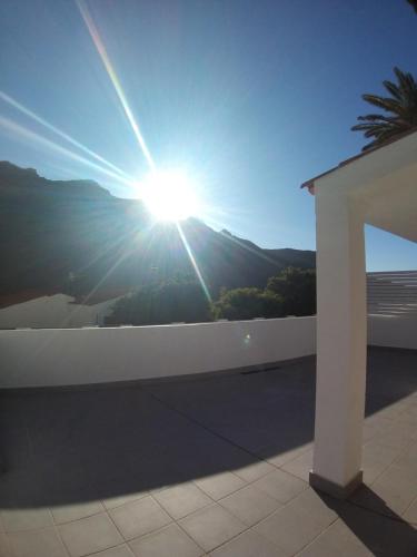 別荘から撮影された、または一般的な山の景色