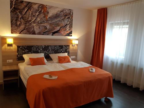 Postel nebo postele na pokoji v ubytování Hotel Milin