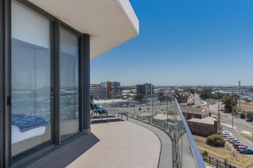 Μπαλκόνι ή βεράντα στο Astra Apartments Newcastle