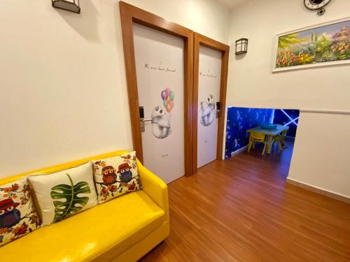 Χώρος καθιστικού στο J Boutique Hotel 新张优惠