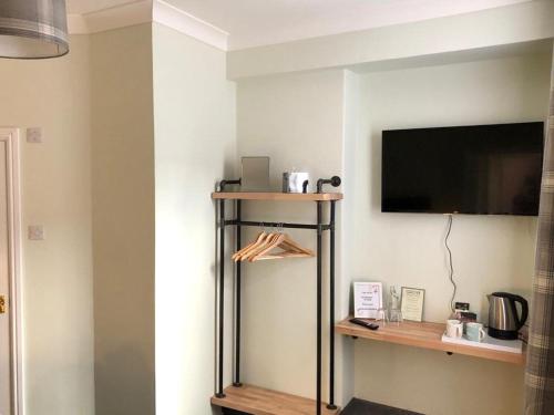 A television and/or entertainment center at The Grove 