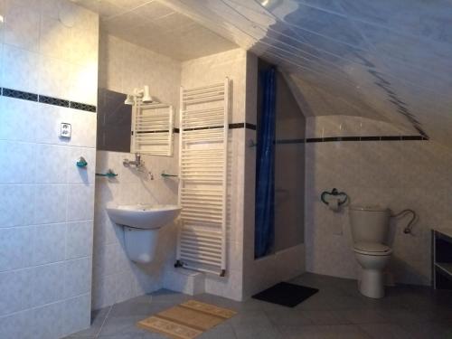 Phòng tắm tại Ubytovanie V Súkromi