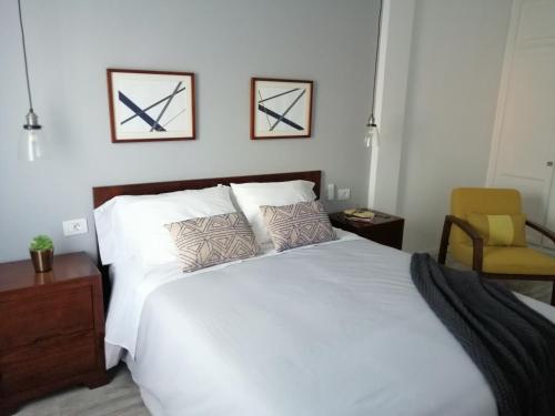 Ein Bett oder Betten in einem Zimmer der Unterkunft Apartamento AQUAVIVA - El Médano