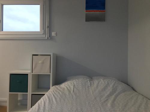 une chambre avec un lit et une fenêtre dans l'établissement SAFARI DREAM, à Lille