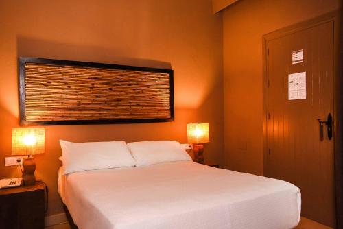 Katil atau katil-katil dalam bilik di Chillout Hotel Tres Mares