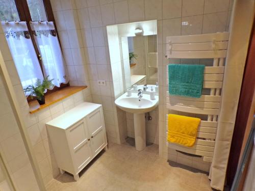 Koupelna v ubytování Gîte À l Écluse 18
