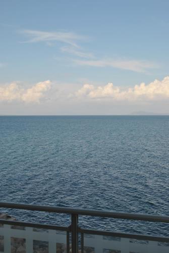 a view of the ocean from a cruise ship at Chios Chandris in Chios