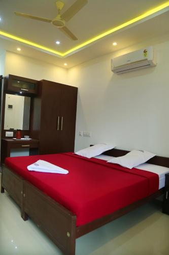 Katil atau katil-katil dalam bilik di karibu Residency