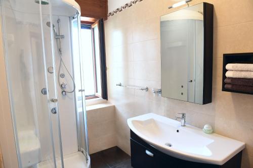Koupelna v ubytování B&B Il Canto Del Mare