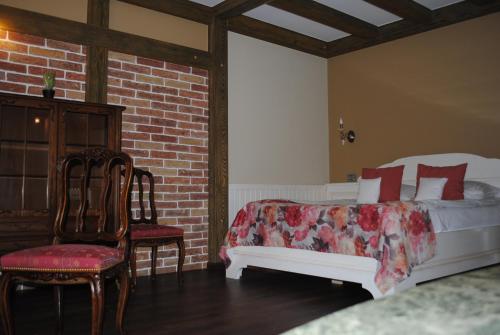 Ένα ή περισσότερα κρεβάτια σε δωμάτιο στο Casa Freya