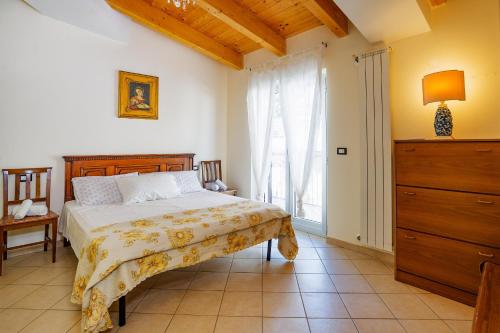 Katil atau katil-katil dalam bilik di Intero appartamento Fronte mare Valter II