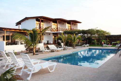 Bazén v ubytování Hotel Casa Vichayo nebo v jeho okolí