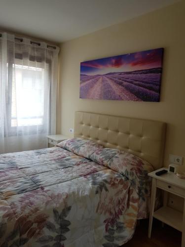 Postel nebo postele na pokoji v ubytování Apartamento El Relax del Sella