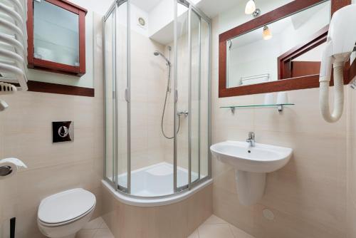 Koupelna v ubytování Villa Baltic Chałupy Apartament 4