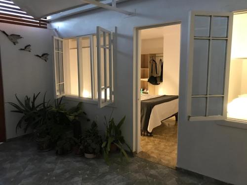 Hostal Casa 95にあるベッド
